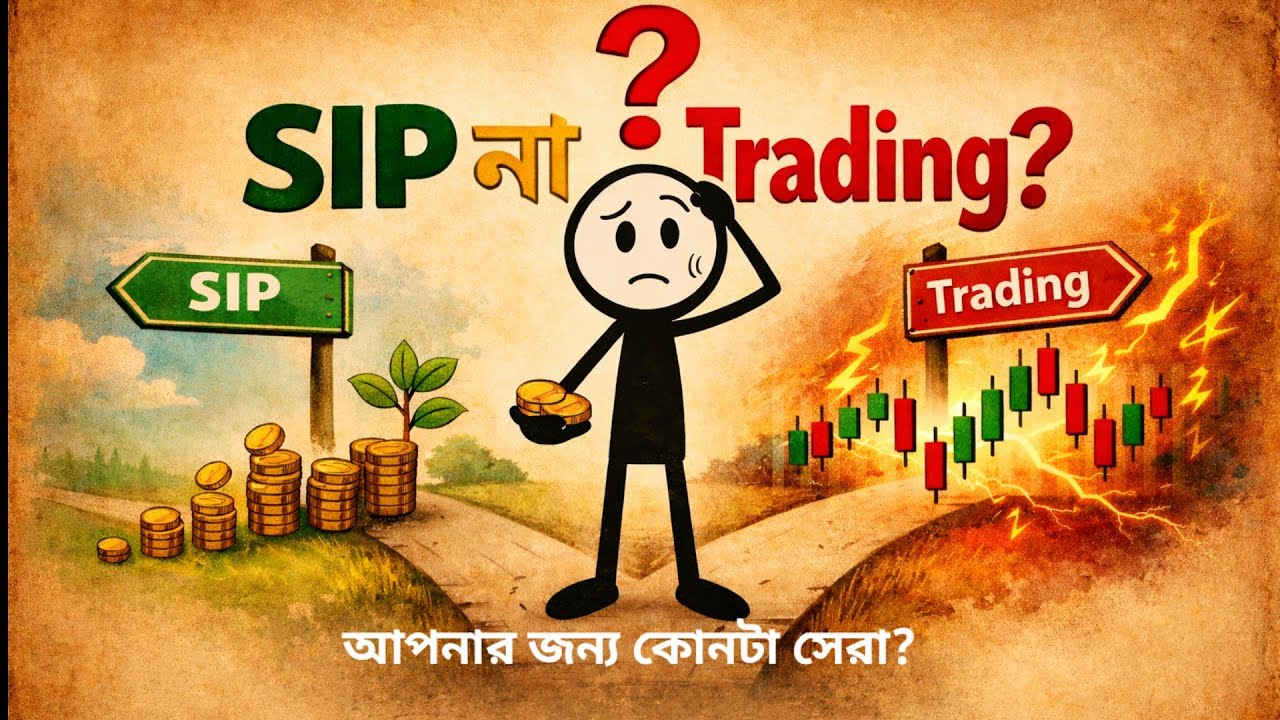 SIP না কি Trading—আপনার জন্য কোনটি সেরা? 🤔