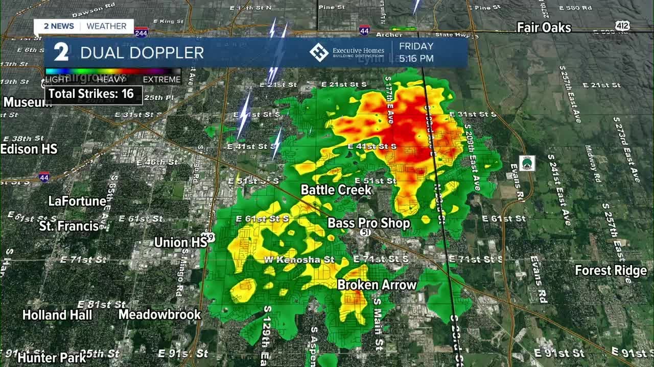 More storm chances over the weekend - YouTube