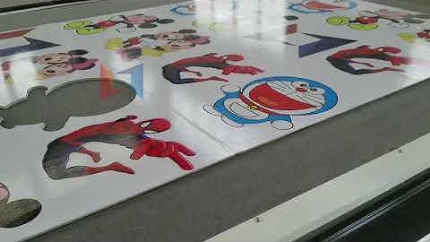 JNLINK CCD visual camera Oscillating cnc knife cutting machine for foam sheet with high precision