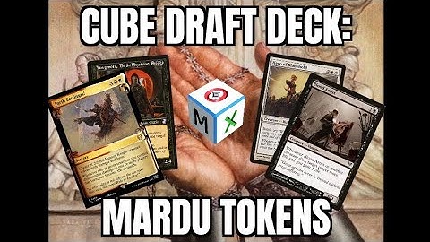 Cube Draft Deck: Mardu Tokens