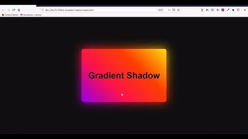 Gradient Box Shadow With Pure CSS
