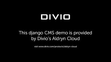 django CMS - Aldryn Explorer tour 2 - Example content