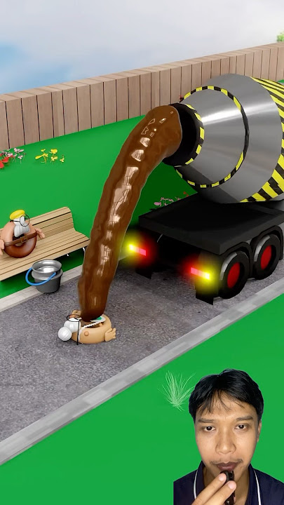 Drinking Chocolate Using a Molen Truck‼️ #shorts #funny #chocolate