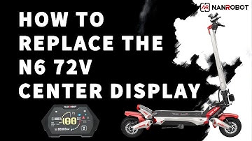 How To Replace The N6 72V Display - Nanrobot Replacement Guide