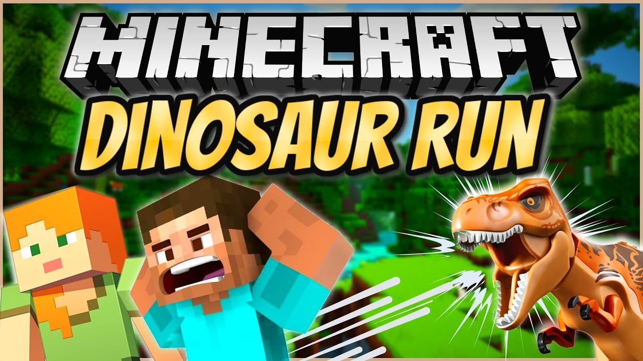 🦕 Dinosaur 🦕 Minecraft, Fitness Run, Brain Break