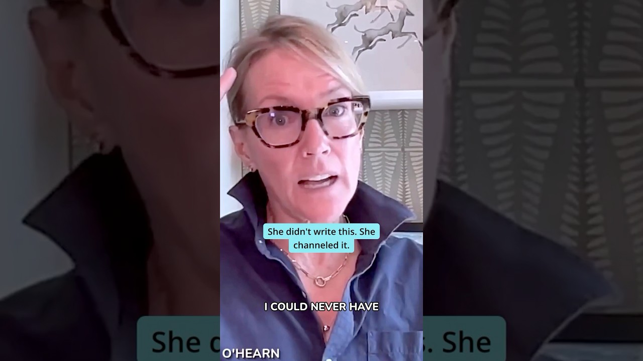 Why she says she didn't write her books — she channeled them