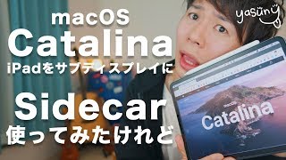 macOS CatalinaでiPadをサブディスプレイに変えてしまうSidecar（サイドカー）を使ってみたけれど