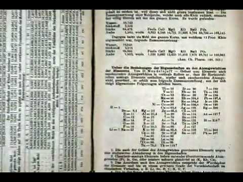 Histria da Tabela Peridica - Mendeleev e alm - Vdeo 1