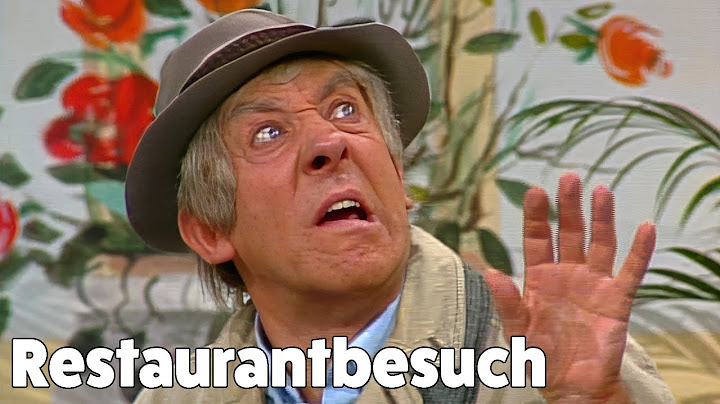 Dieter Hallervorden  - Restaurantbesuch