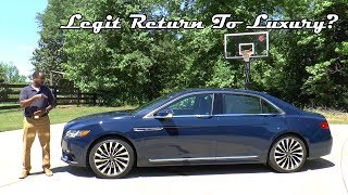 2017 Lincoln Continental Black Label Review  Legit Return To Luxury?