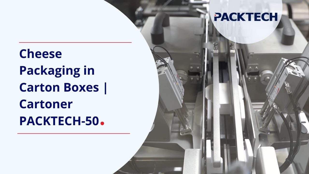 Cheese Packaging in Carton Boxes | Cartoner PACKTECH-50 - YouTube