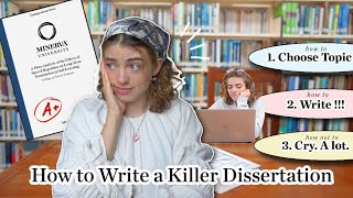 How to Write Your Dissertation / Thesis FAST! | Everything I Wish I Knew 📝