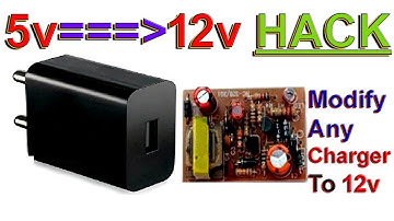 5v Charger To 12v Modification | Increase Charger Voltage Upto 12v | Charger Upgrade | Charger Hack