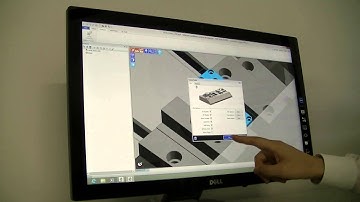 Edgecam ワークフロー タッチスクリーン デモ - Edgecam Workflow driven by touchscreen interface