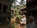Insane Bamboo Virat Kohli Statue 🏏🔥 | Handcrafted Cricket Legend Made from Bamboo 😱