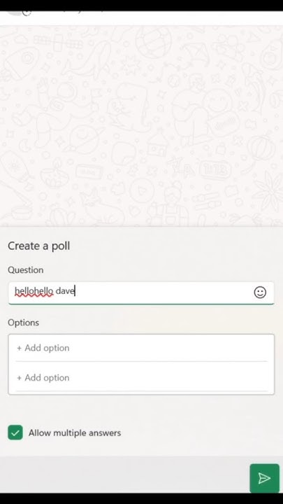 I made a WhatsApp Poll Configurer in Python - 2024 Python Projects ...