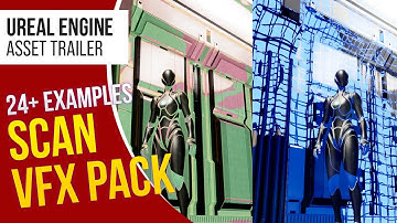 UE5 l 24+ Radial Scan Post Process Effect 2 l Unreal Engine 5 (Trailer)