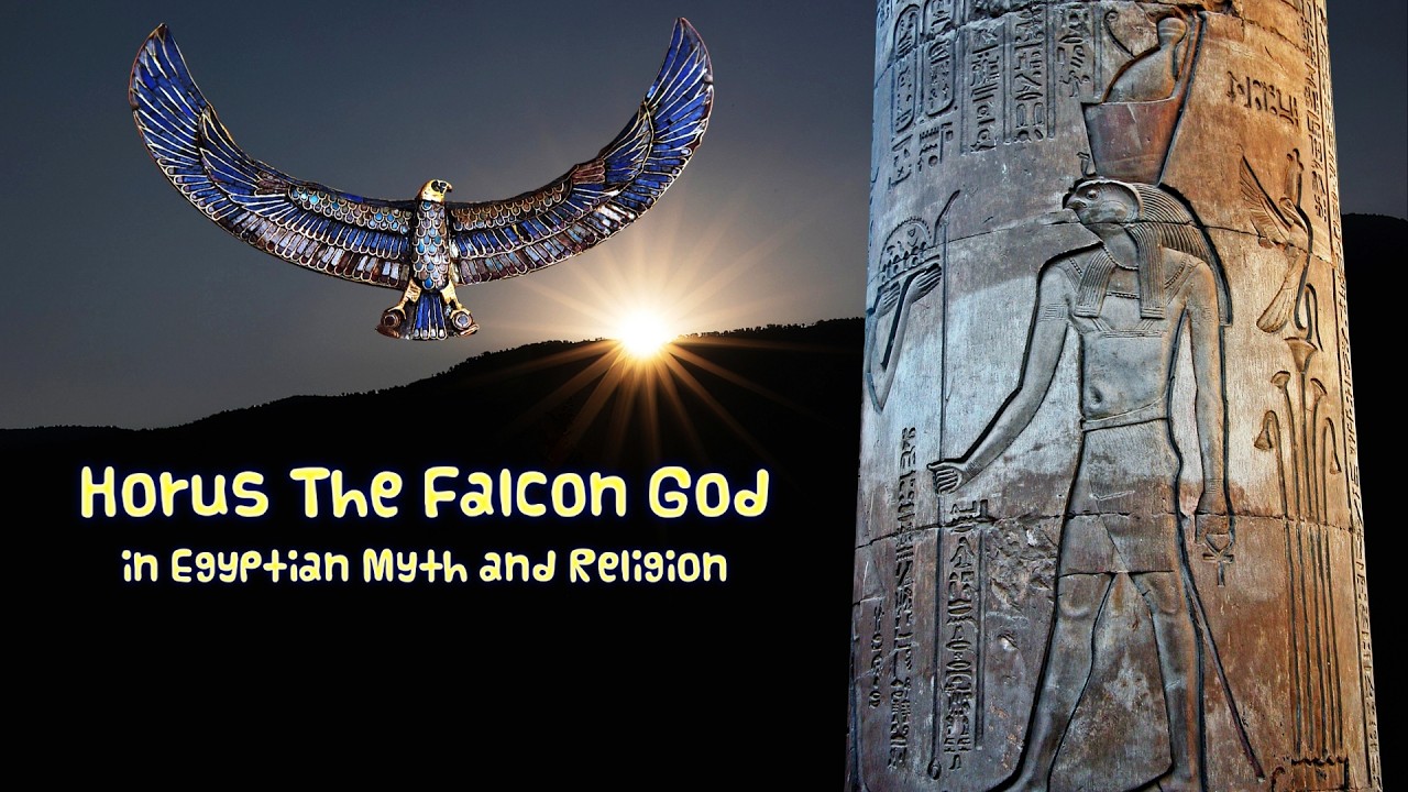 Horus the falcon god in Egyptian Myth and Religion