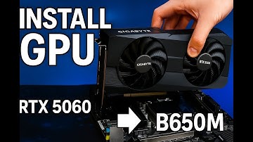 Installing GIGABYTE GeForce RTX 5060 on B650M Motherboard | Step-by-Step GPU Installation