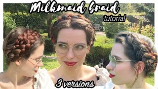 Milkmaid Braid Tutorial  3 Different ways