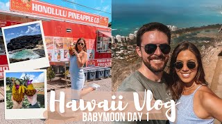 Babymoon Our First Day in Hawaii:  Exploring Oahu, Diamond Head, Sunset Beach | Hawaii VLOG