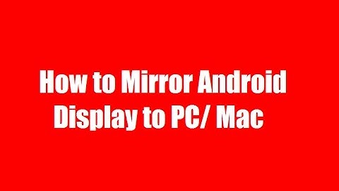 "How to use Screen Mirroring"- Learn How to Display/Mirror Android Screen On PC (No ROOT)