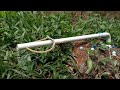 Build and do it yourself | Make PVC pipes into old people cane It&#39;s a powerful slingshot.