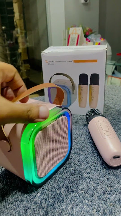 K12 Colorful Karaoke Sound System with Microphone #calmdown #music #love