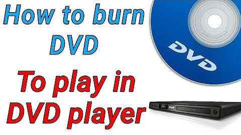 How to make dvd|How to Burn Video that plays on any DVD player|Burn cd/dvd to play in dvd player| 📀
