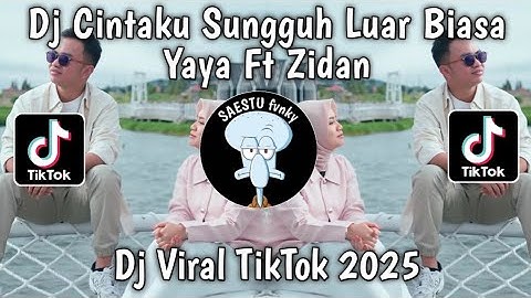 DJ CINTAKU SUNGGUH LUAR BIASA YAYA FT ZIDAN VIRAL TIKTOK FULL BASS TERBARU 2025 !!