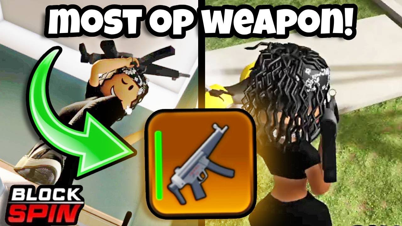 TRYING THE NEW BEST WEAPON IN ROBLOX BLOCKSPIN! - YouTube
