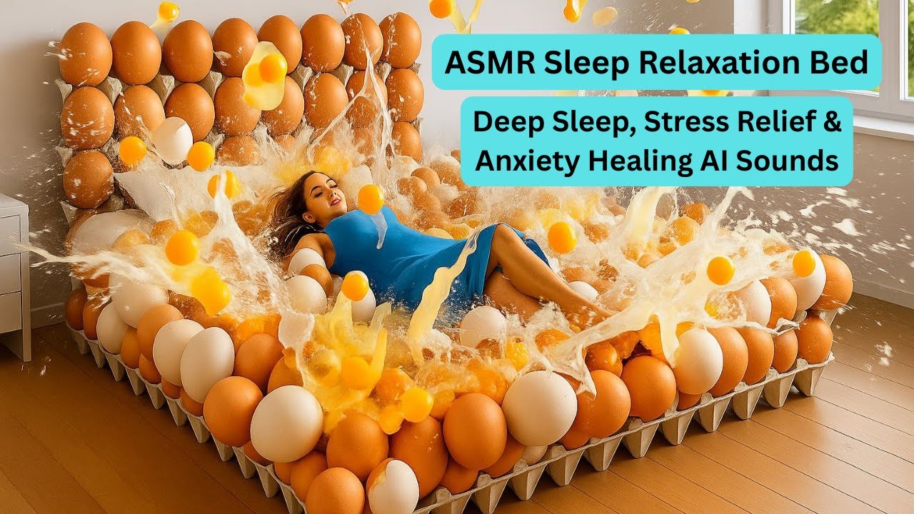 ASMR Sleep Relaxation Bed Deep Sleep, Stress Relief & Anxiety