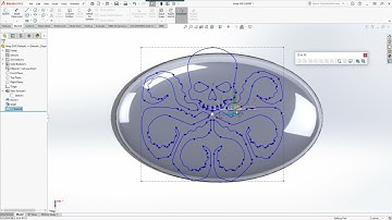 How to Wrap a DXF logo in SolidWorks