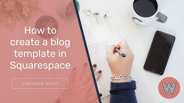 Creating a blog post template in Squarespace