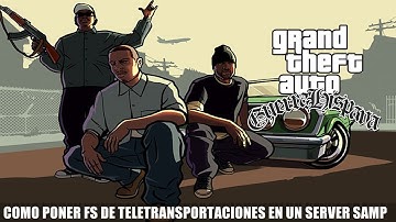 Como Poner Fs de Teletransportaciones en un Server Samp