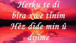 Şivan Perwer - Min bêriya te kiriye lyrics Resimi