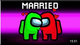 Getting MARRIED In AMONG US! (LOVERS Role)