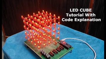 LED Cube 5x5x5 Tutorial | Construction with Code