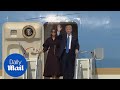 Donald and Melania Trump land in South Korea on their Asian trip - Daily Mail