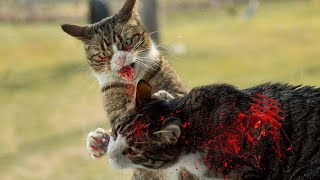 Тест на психику! Супер драка котов 2021(Злые коты) Кот после драки!