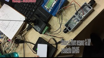 M2M ACME GPRS GPS IP modem communicate with Flow meter& RF reader