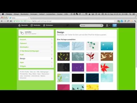 Video: So ändern Sie Das Hintergrundbild Auf Twitter