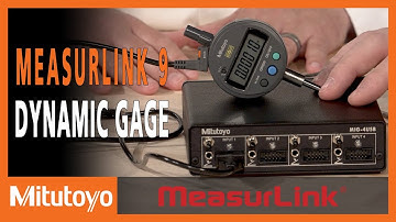 Dynamic Gage with Mitutoyo Measurlink 9 - Data Collection Tool Tip