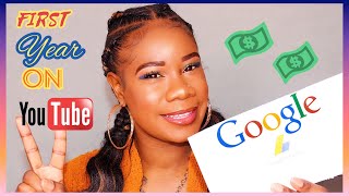 My First Youtube Paycheck! How Much I Made My First Year on Youtube?