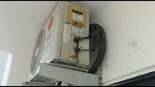 Split AC installation by AEE engineer