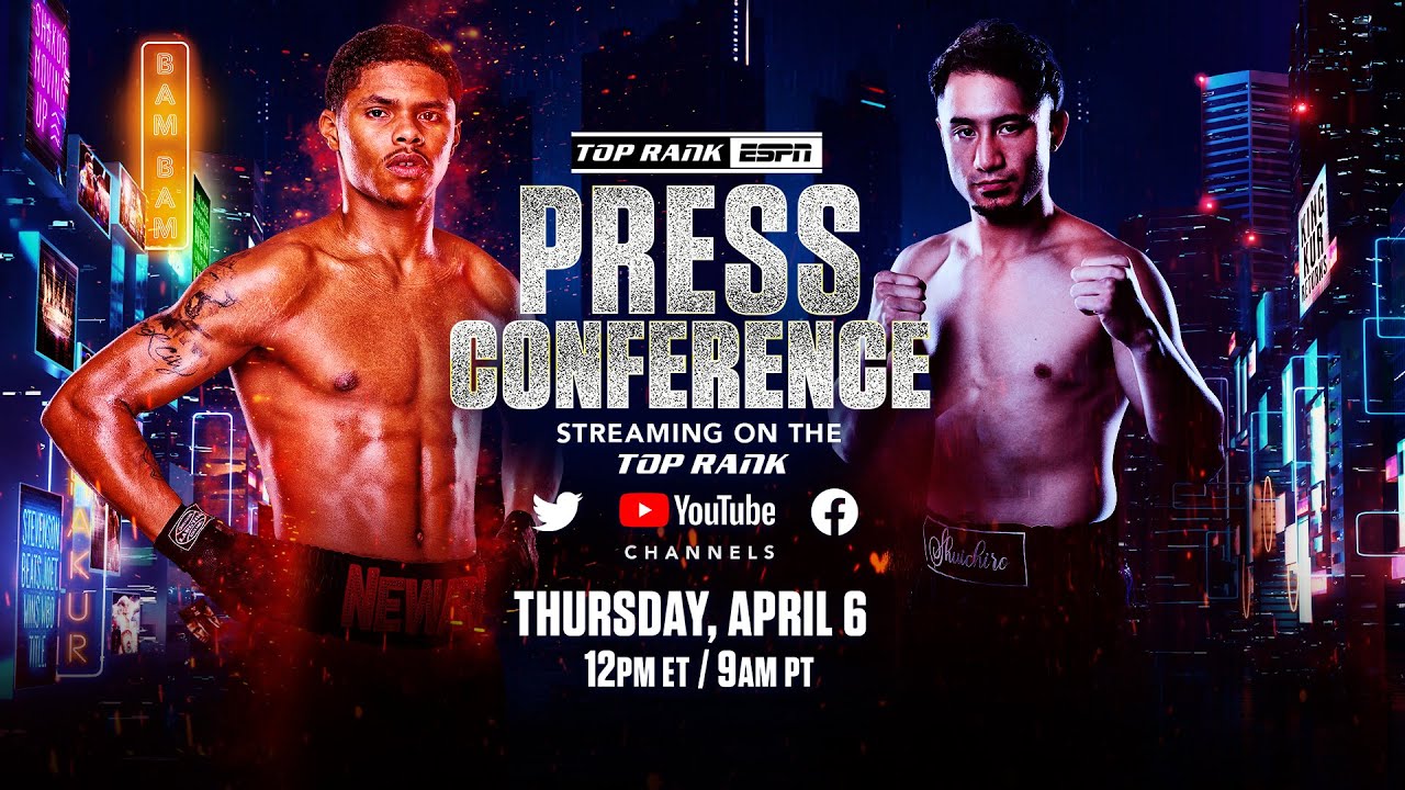 Shakur Stevenson vs Shuichiro Yoshino PRESS CONFERENCE