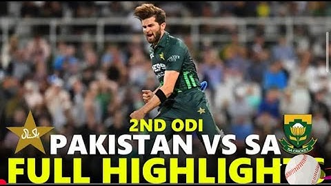 PAKISTAN VS SOUTH AFRICA | FULL HIGHLIGHTS | 2ND ODI MATCH 2024 |  #cricket #today #pakistan #video