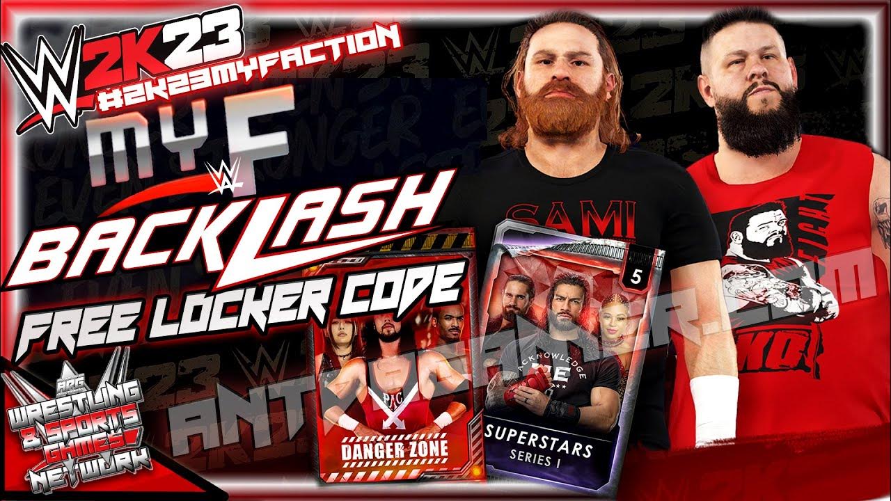 NEW BACKLASH WWE 2K23 LOCKER CODE & PACK OPENING | Sami, KO & 2 Packs ...