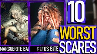 Resident Evil - 10 WORST / Scariest JUMPSCARES That Shocked Everyone