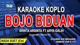 Shinta Arsinta feat Arya Galih - Bojo Biduan || KARAOKE KOPLO (YAMAHA PSR-S775)